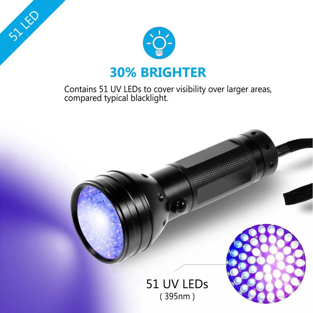 51 luces LED UV, 5 unidades po - Liquid Uv Glue Kit reseña y precio